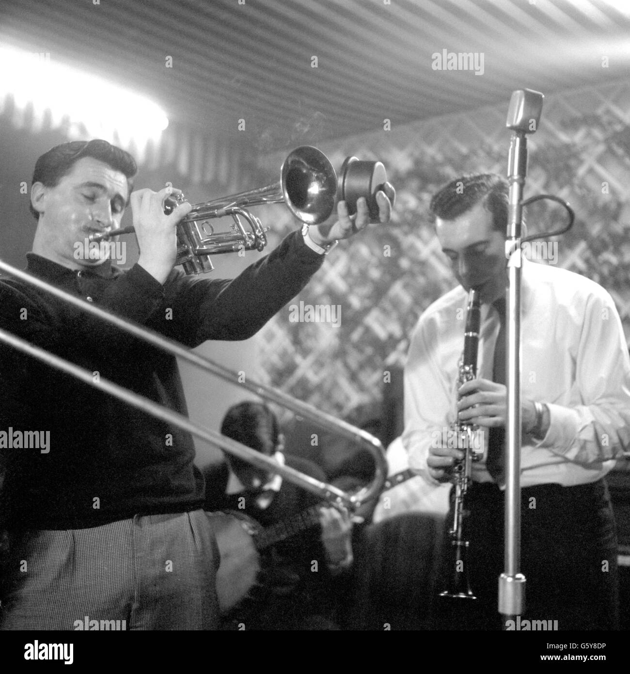 Musique - trompettiste de jazz Kenny Ball Banque D'Images