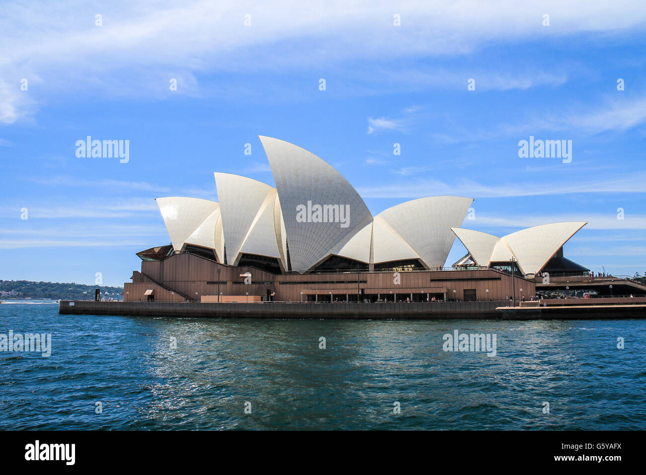 Belle vue de l'Opéra de Sydney Banque D'Images