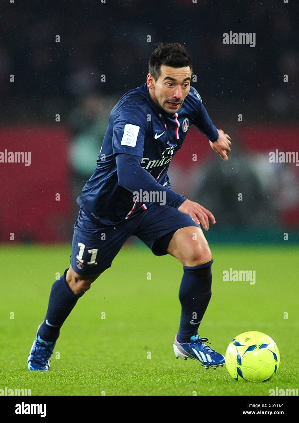 Football - Ligue 1 - Paris Saint-Germain v Olympique de Marseille - Parc des Princes Banque D'Images