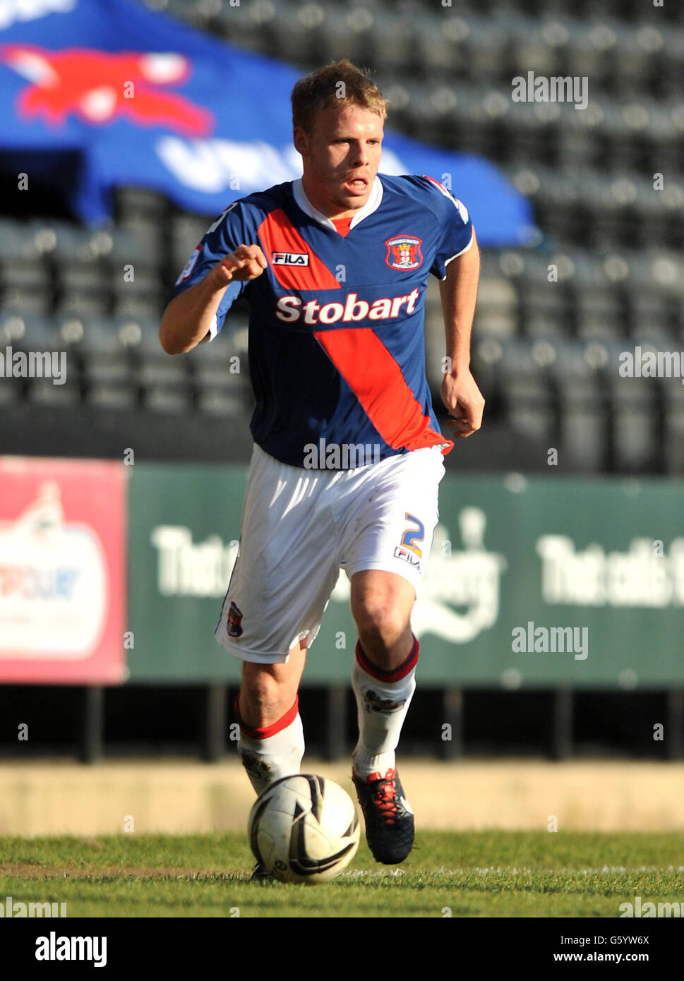 Football - npower football League One - Notts County v Carlisle United - Meadow Lane. Frank Simek, Carlisle United Banque D'Images