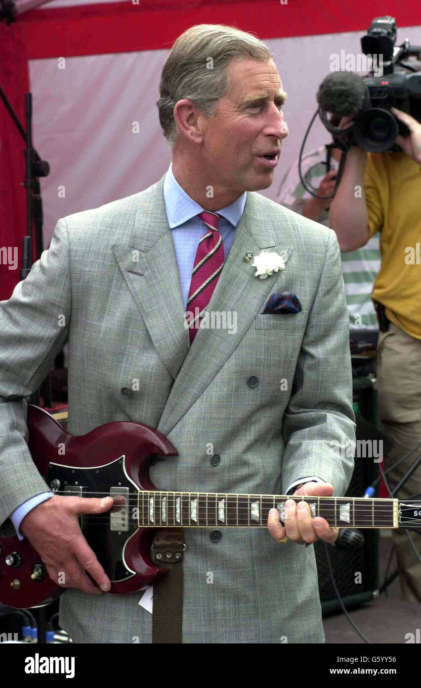 Prince de Galles - Pays de Galles visite Banque D'Images