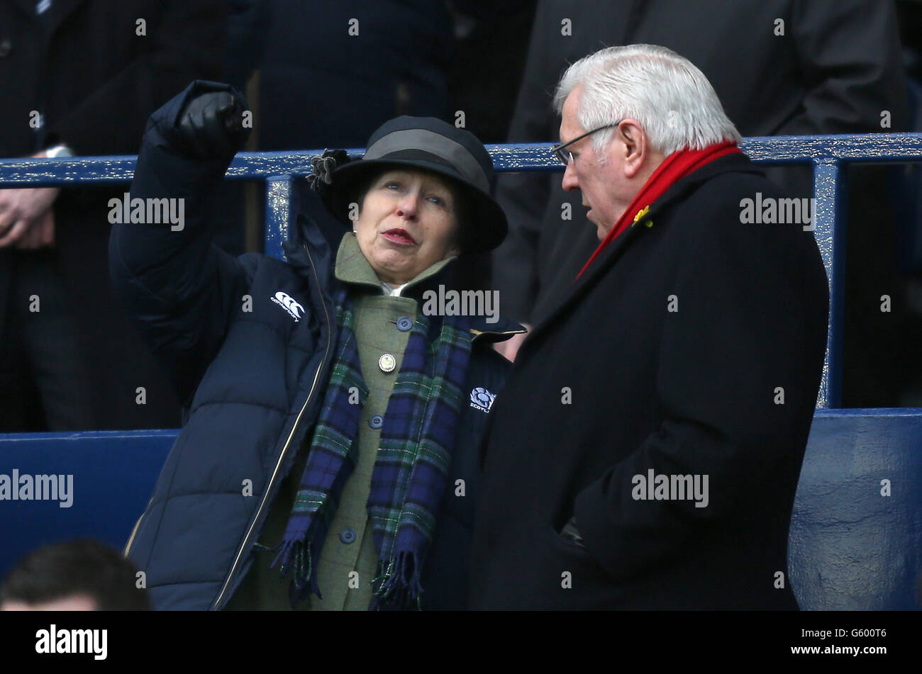 Rugby Union - RBS 6 Nations Championship 2013 - Ecosse v Pays de Galles - Murrayfield Banque D'Images