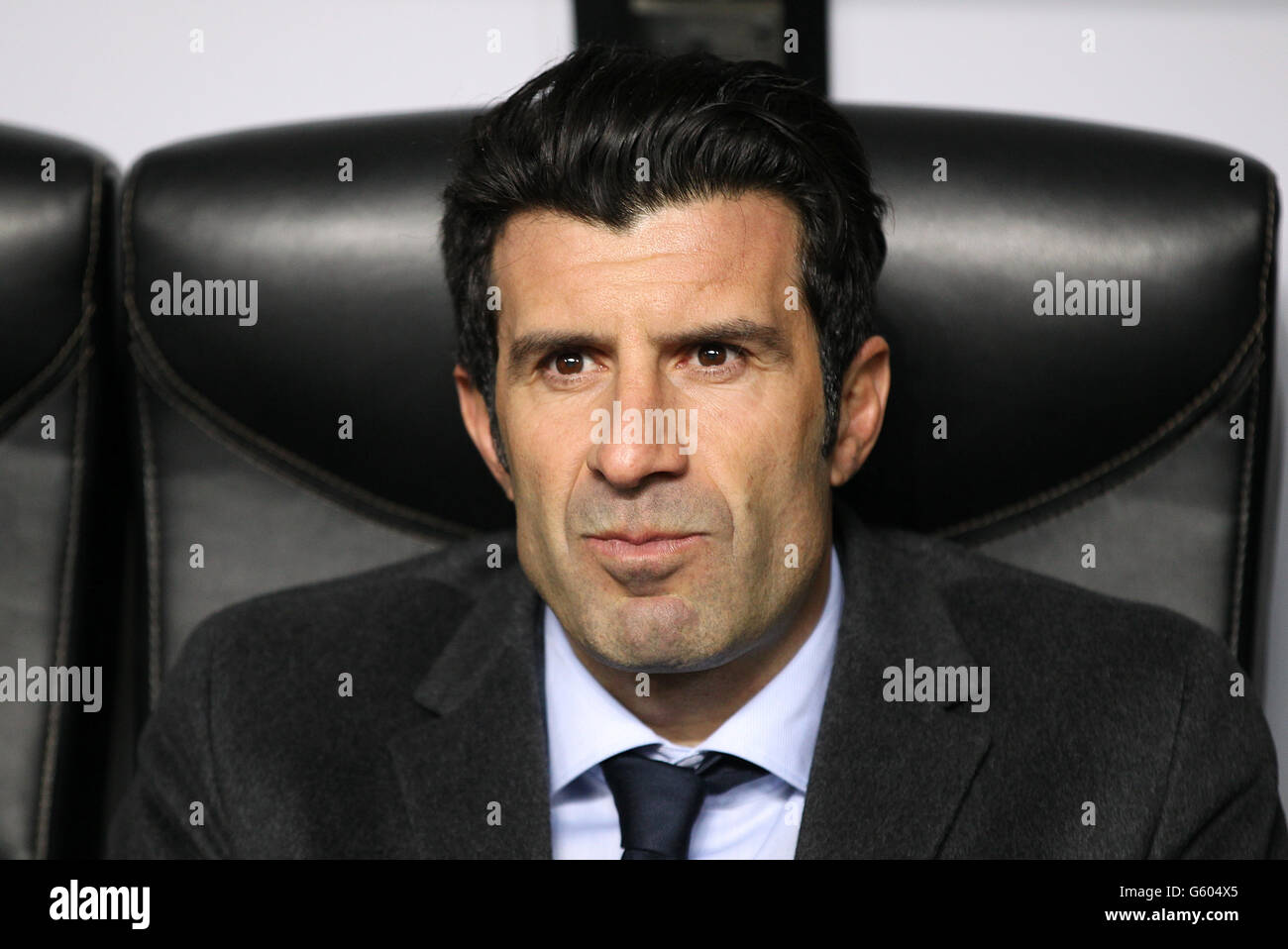 Luis Figo, directeur des relations d'internement de l'Inter Milan Banque D'Images Luis Figo, directeur des relations d'internement de l'Inter Milan Banque D'Images