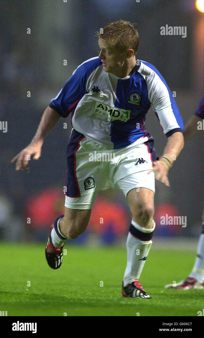 Damien Duff-Blackburn Rovers v Lazio Banque D'Images