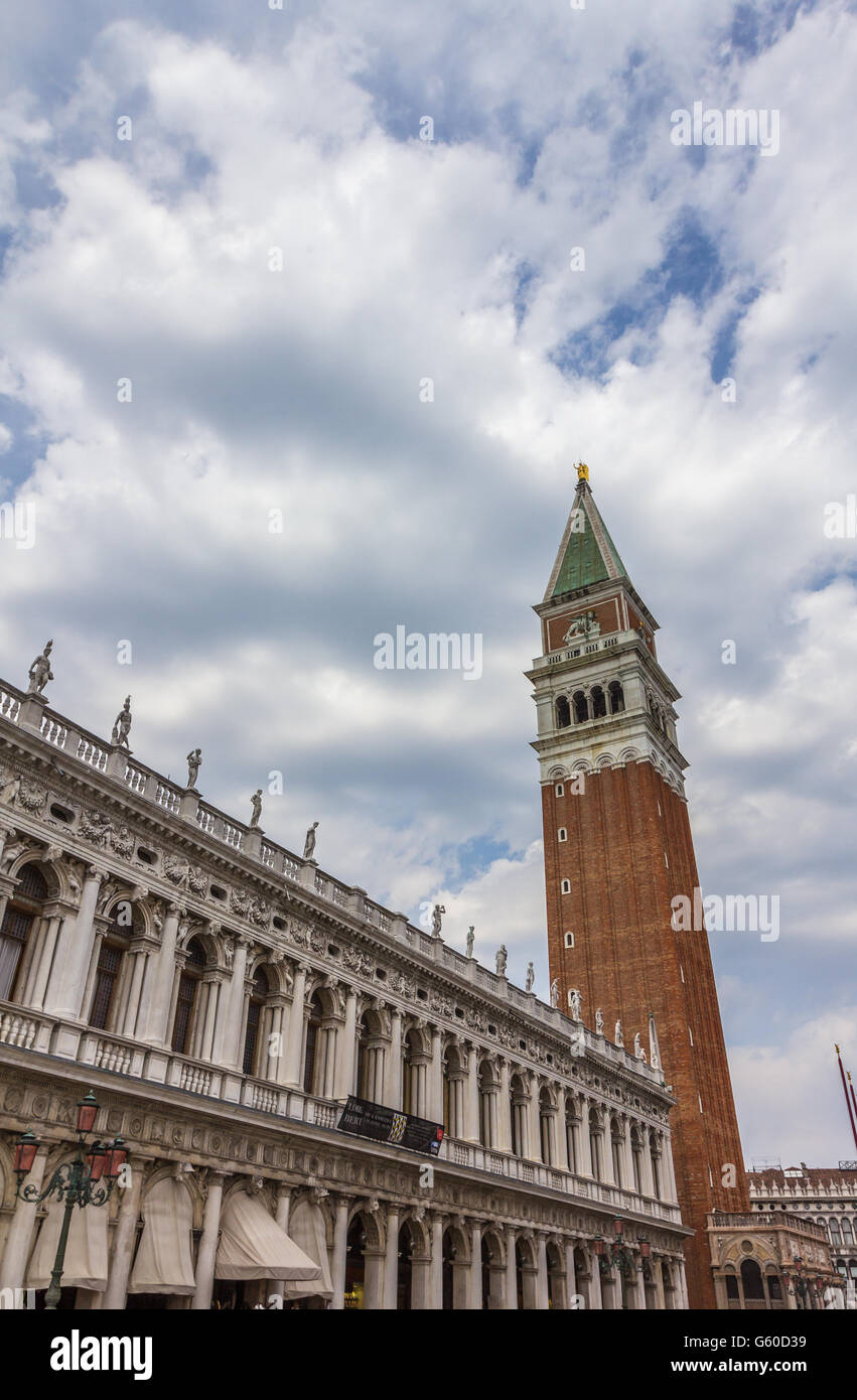La tour Saint Marc à Venise Banque D'Images