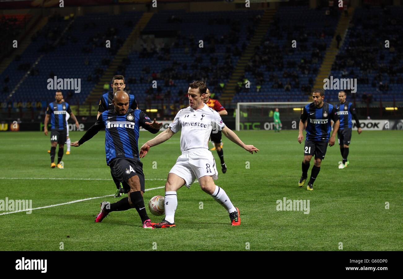 Football - UEFA Europa League - tour de 16 - deuxième manche - Inter Milan v Tottenham Hotspur - Stadio Giuseppe Meazza Banque D'Images