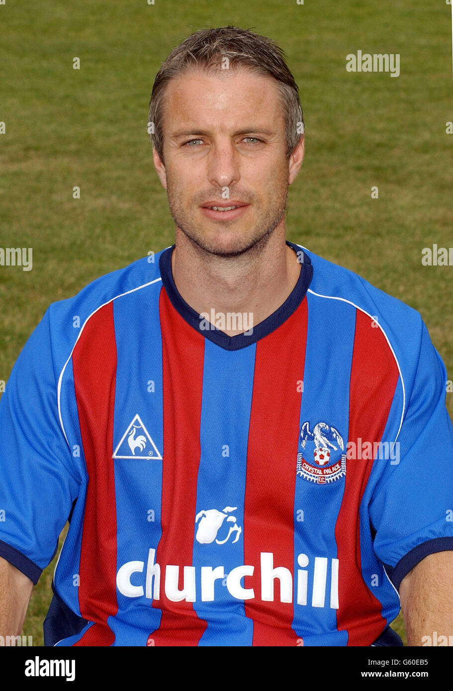 Kit Symons du club de football Crystal Palace. PAS D'UTILISATION DU SITE WEB DU CLUB OFFICIEUX. Banque D'Images