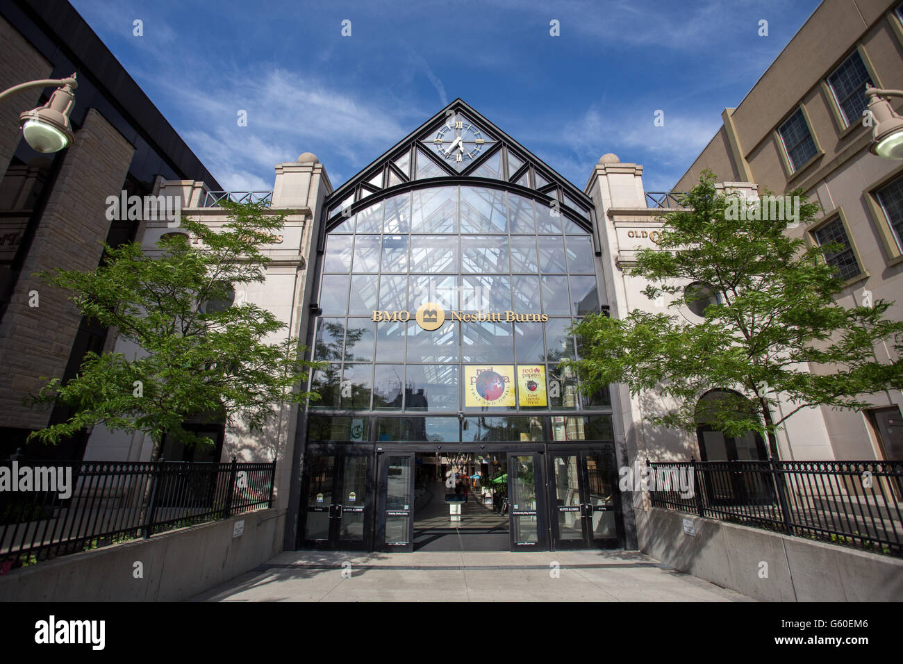 Old Quebec Street Mall Guelph Canada Banque D'Images