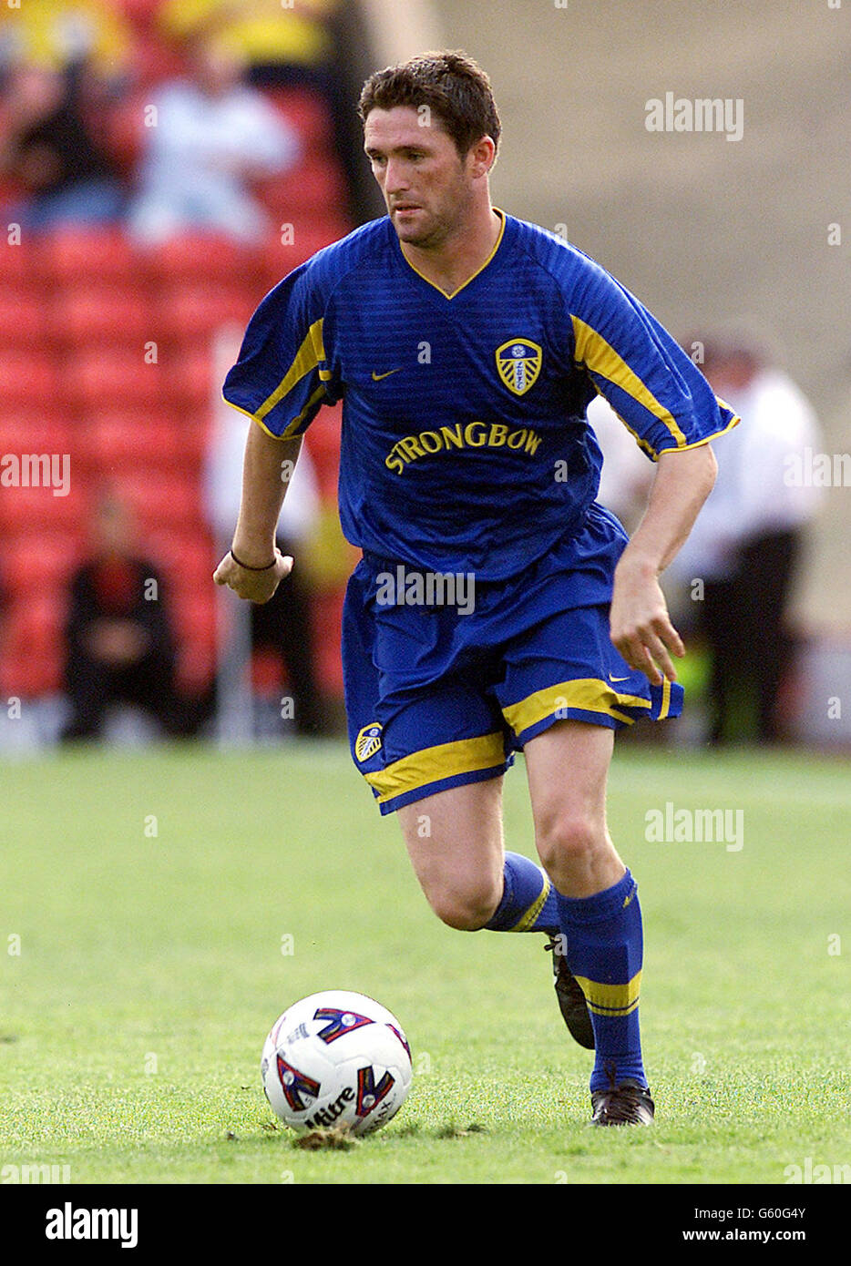 Robbie Keane de Leeds Utd en action pendant la pré-saison amicale contre Barnsley. Banque D'Images