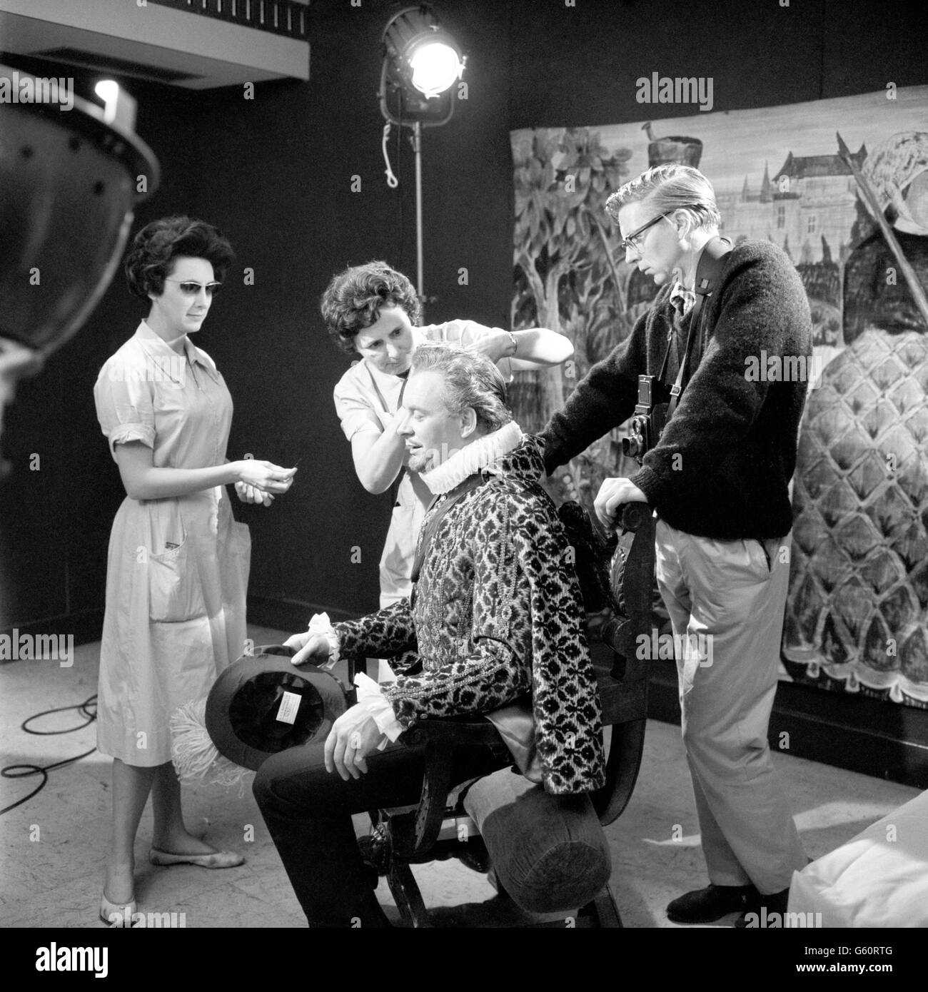 Télévision - BBC - cette dame - Londres Banque D'Images Télévision - BBC - cette dame - Londres Banque D'Images