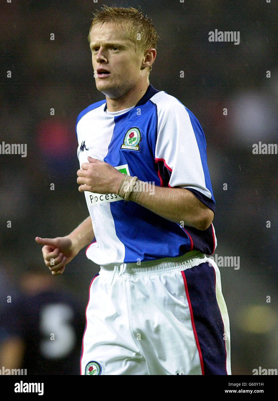 Damien Duff-Blackburn Rovers v Lazio Banque D'Images