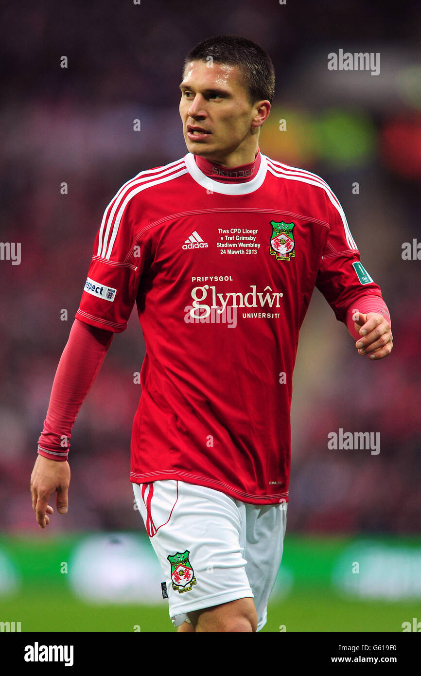 Soccer - la FA Carlsberg Cup - Final - Grimsby Town v Wrexham - Stade de Wembley Banque D'Images