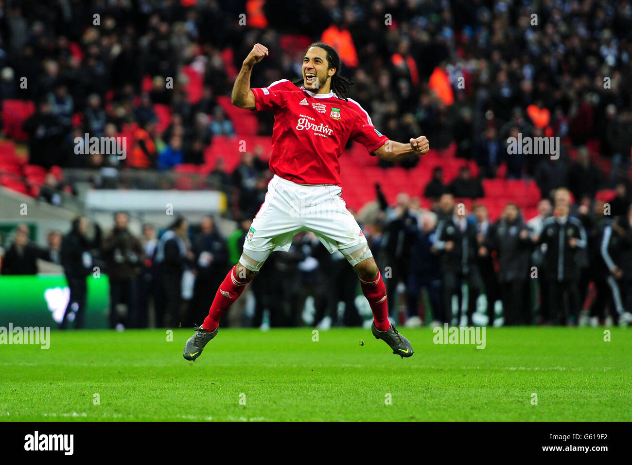 Soccer - la FA Carlsberg Cup - Final - Grimsby Town v Wrexham - Stade de Wembley Banque D'Images