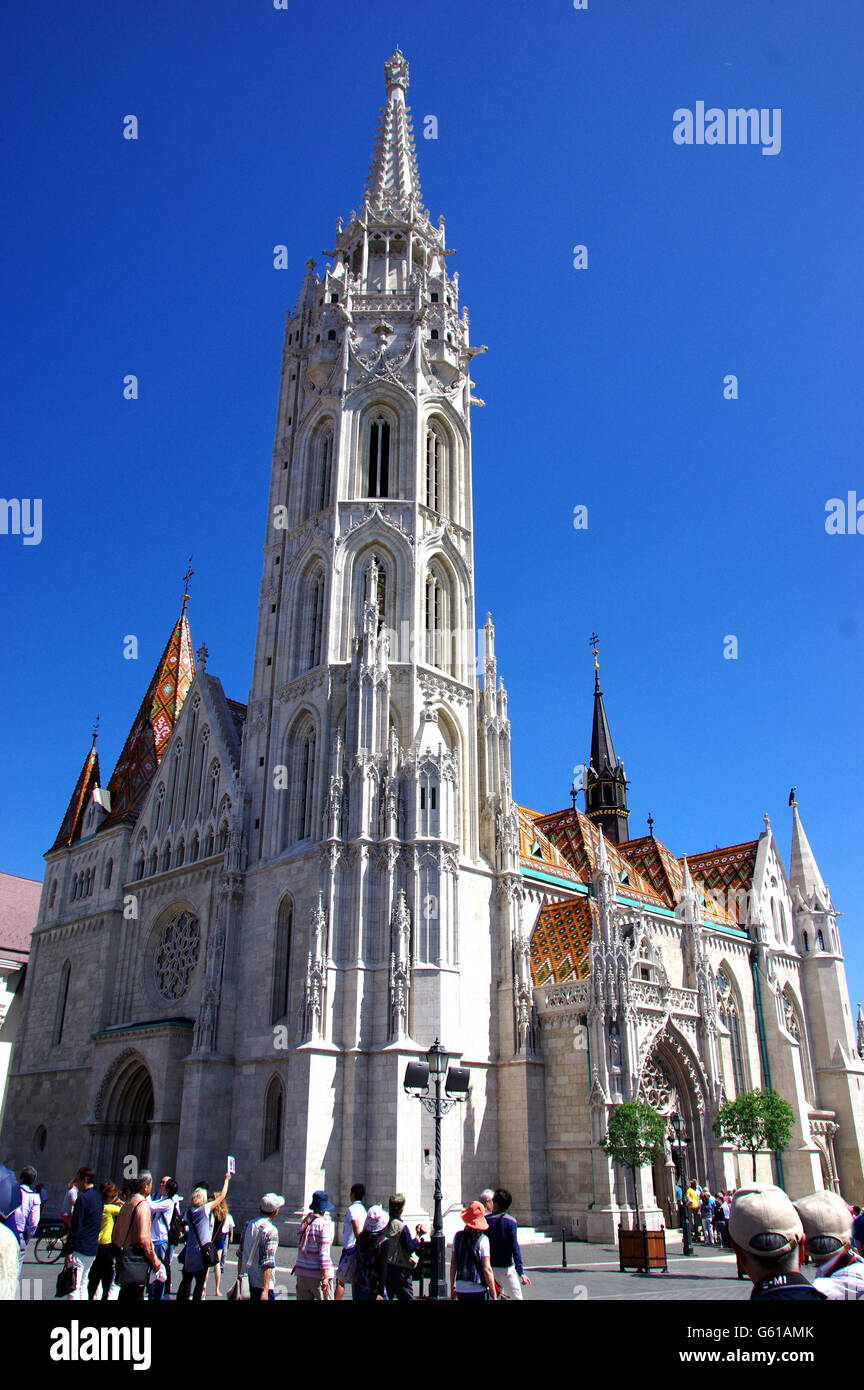 L'Église Matyas, Budapest Banque D'Images