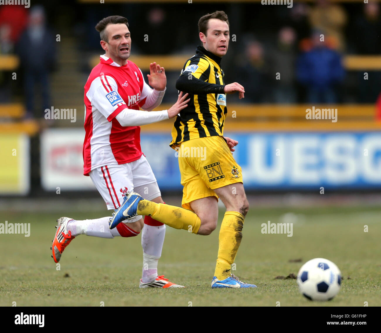 Soccer - Blue Square Premier League - Southport v Kidderminster Harriers - Communauté Merseyrail Stadium Banque D'Images