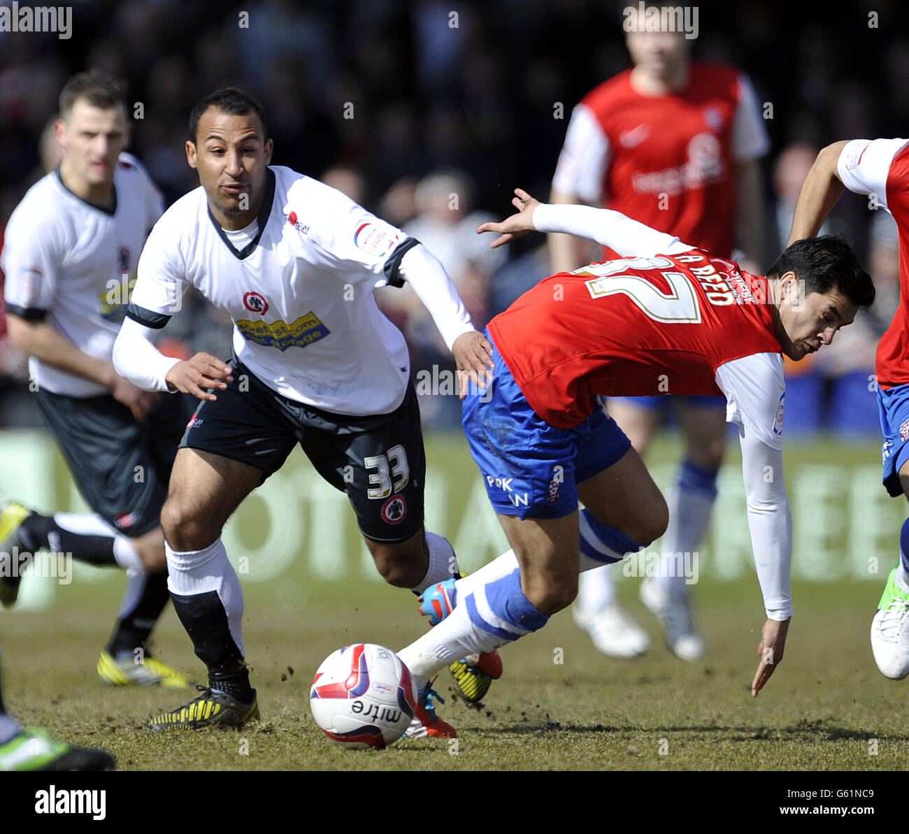 - Football npower Football League deux - Ville de New York v Accrington Stanley - Bootham Crescent Banque D'Images