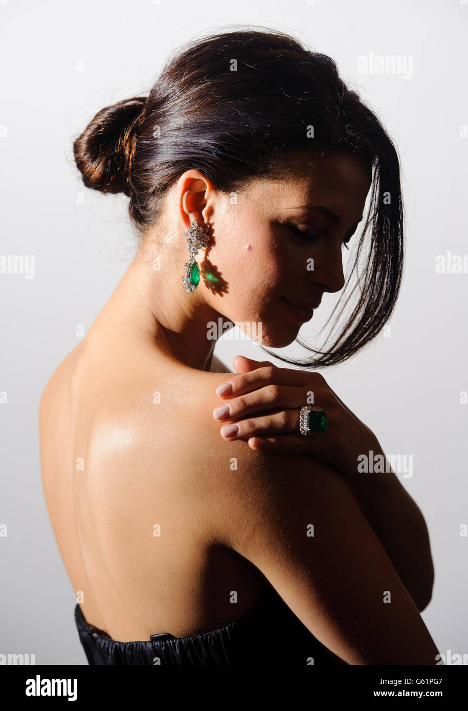 150,000, de la collection de l'actrice Gina Lollobrigida, à un photocall dans le centre de Londres. Banque D'Images
