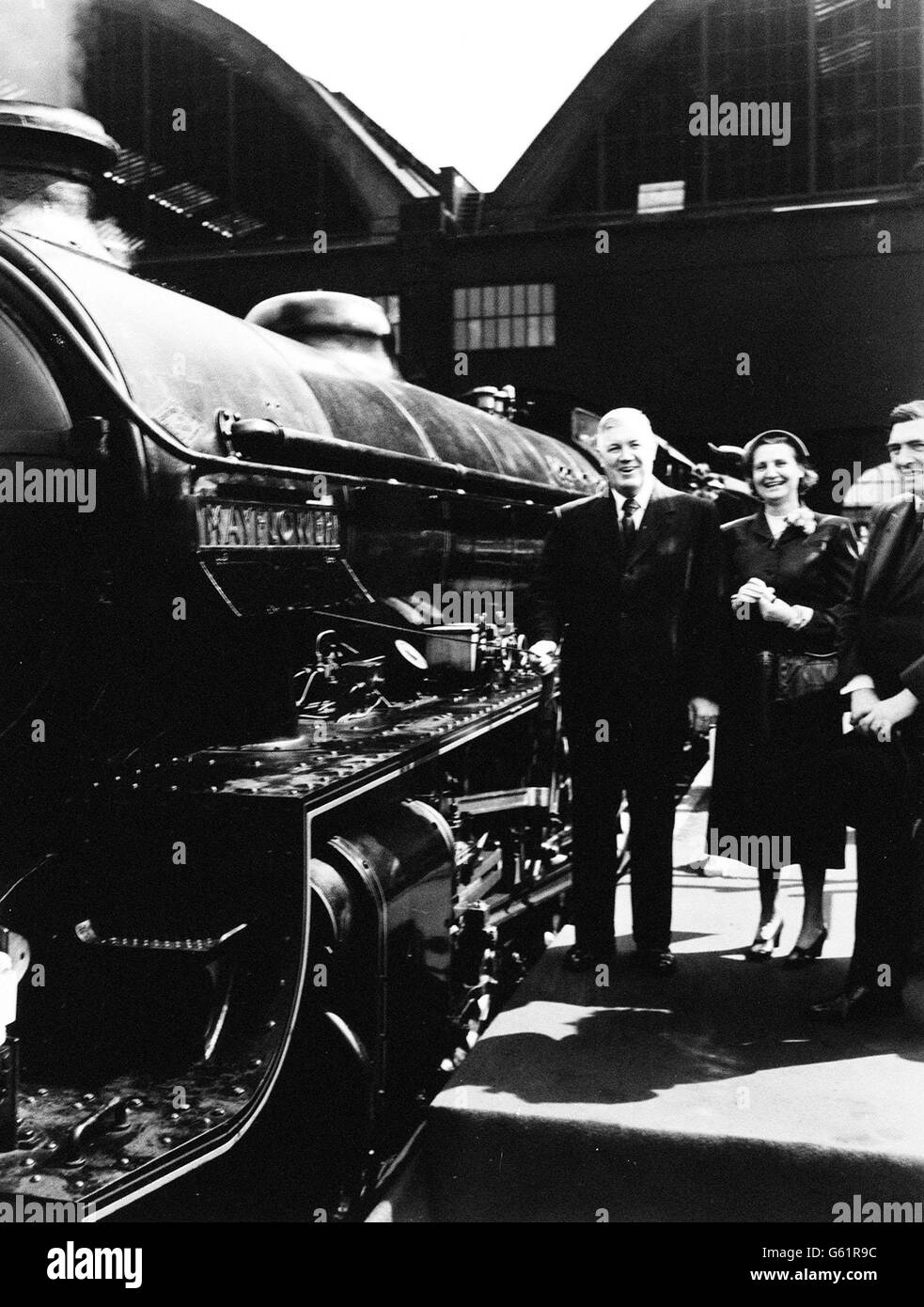 Le Mayflower. La locomotive Mayflower. Banque D'Images