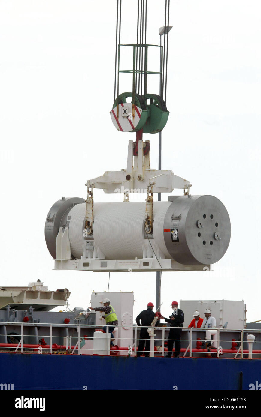 Greenpeace protester contre BNFL Banque D'Images