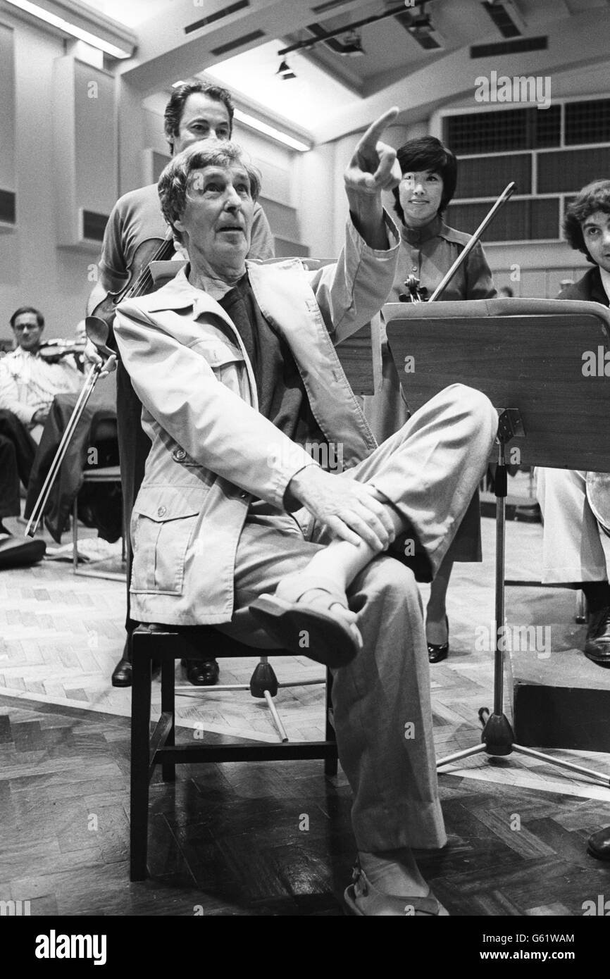 Musique - classique - Michael Tippett Londres Banque D'Images