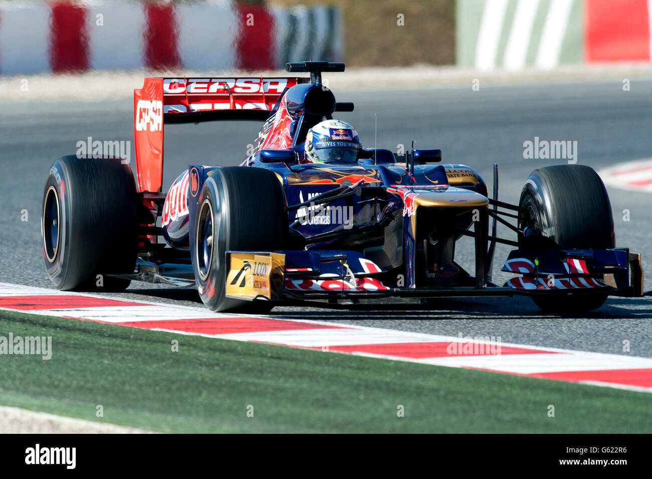 Daniel Ricciardo, AUS, Scuderia Toro Rosso-Ferrari STR7, au cours de la Formule 1 séances d'essai, 21-24/2/2012, au circuit de Banque D'Images