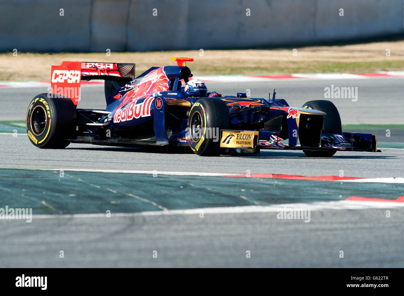 Daniel Ricciardo, AUS, Scuderia Toro Rosso-Ferrari STR7, au cours de la Formule 1 séances d'essai, 21-24/2/2012, au circuit de Banque D'Images