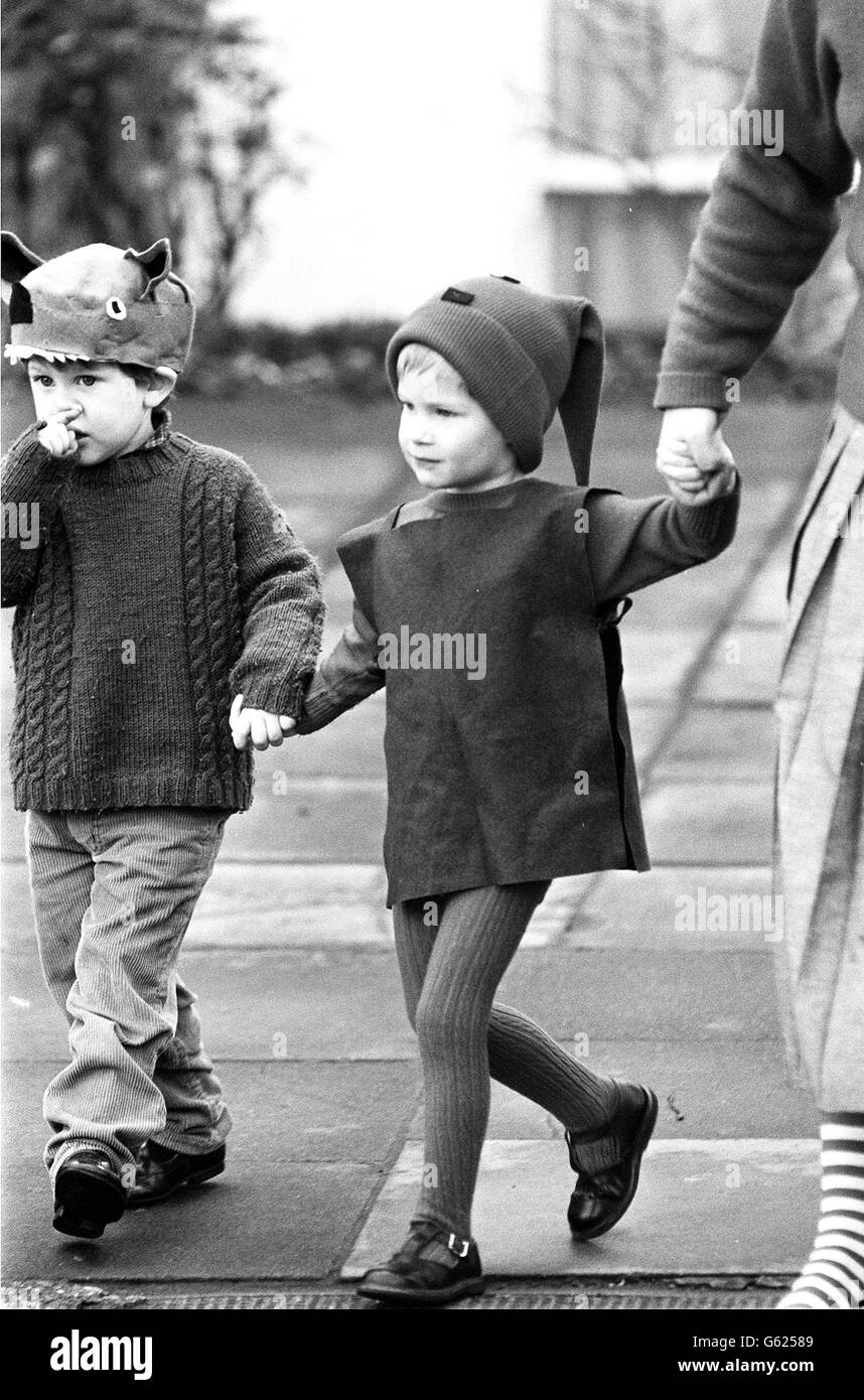 Image - le prince Harry à la maternelle - Villas de Chepstow, Londres Banque D'Images