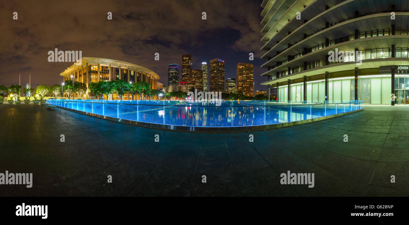 Vue panoramique du centre-ville de Los Angeles Banque D'Images