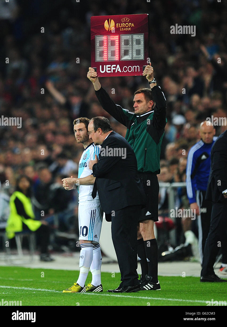 Football - UEFA Europa League - Semi Final - Première étape - FC Bâle v Chelsea - St Jakob-Park Banque D'Images Football - UEFA Europa League - Semi Final - Première étape - FC Bâle v Chelsea - St Jakob-Park Banque D'Images