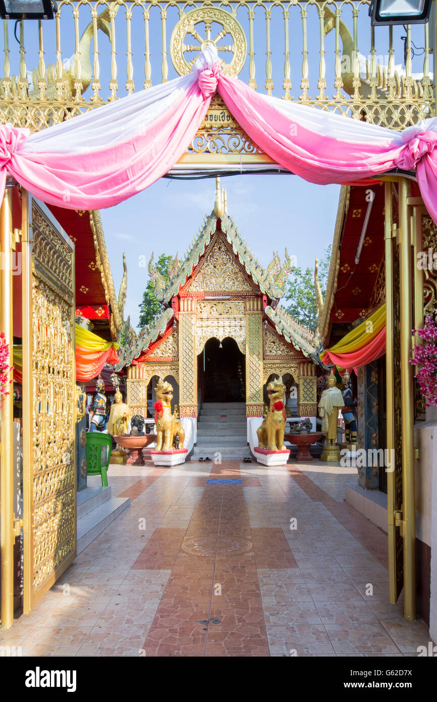 Virhan à Doi Kham, le Temple de la montagne d'or, Chiang Mai, Thaïlande Banque D'Images Virhan à Doi Kham, le Temple de la montagne d'or, Chiang Mai, Thaïlande Banque D'Images
