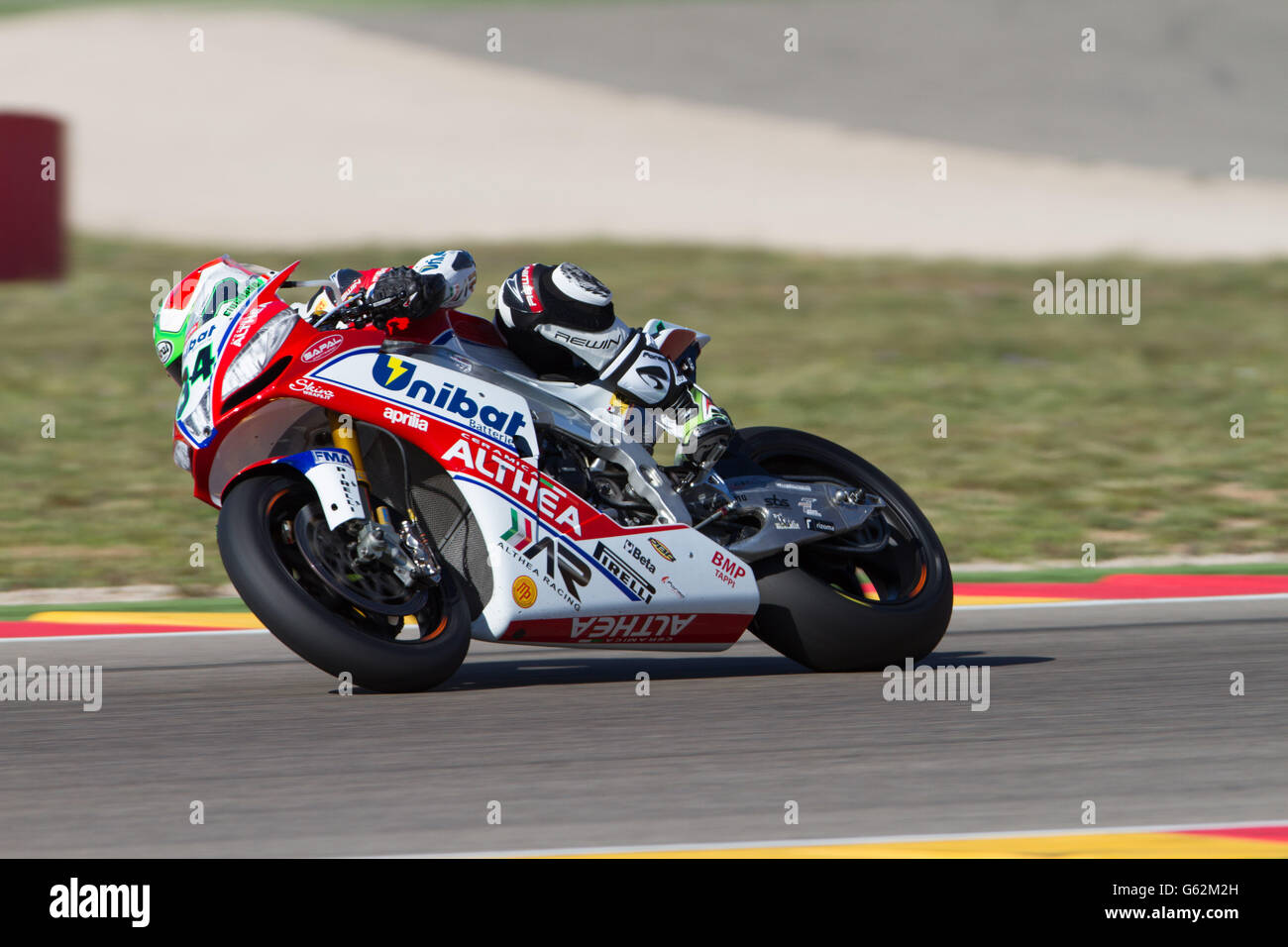 Moto Racing - Superbike World Championship - Aragon Banque D'Images