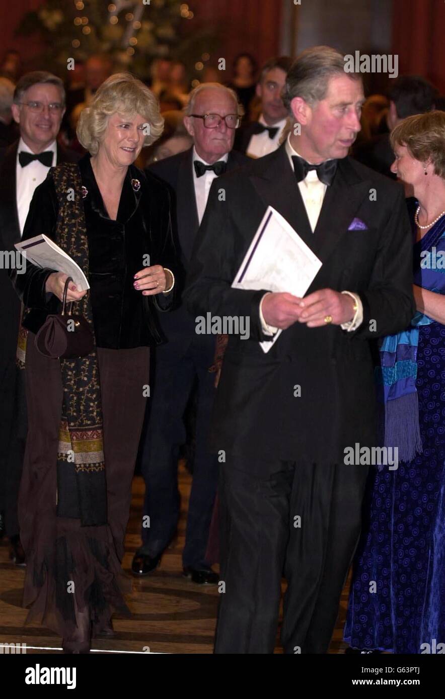 Les Princes du pays de Galles, le patron de l'Australian Music Foundation et Mme Parker Bowles à l'Australia House où ils ont écouté un concert de gala du Jubilé, avant que le Prince ne présente les prix de la Fondation. Banque D'Images