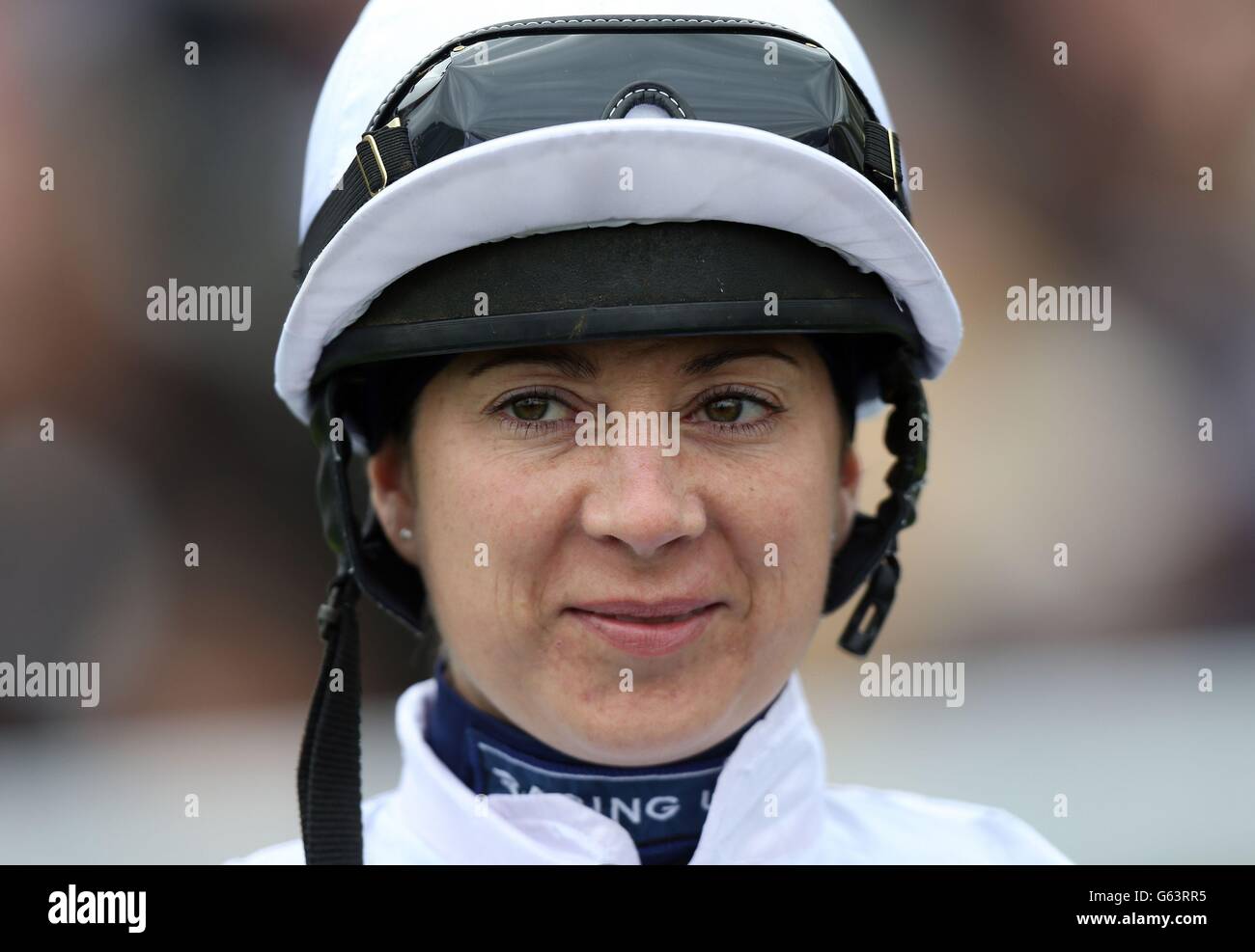 Les courses de chevaux - Portée & SIA Raceday Charité - Newbury Banque D'Images