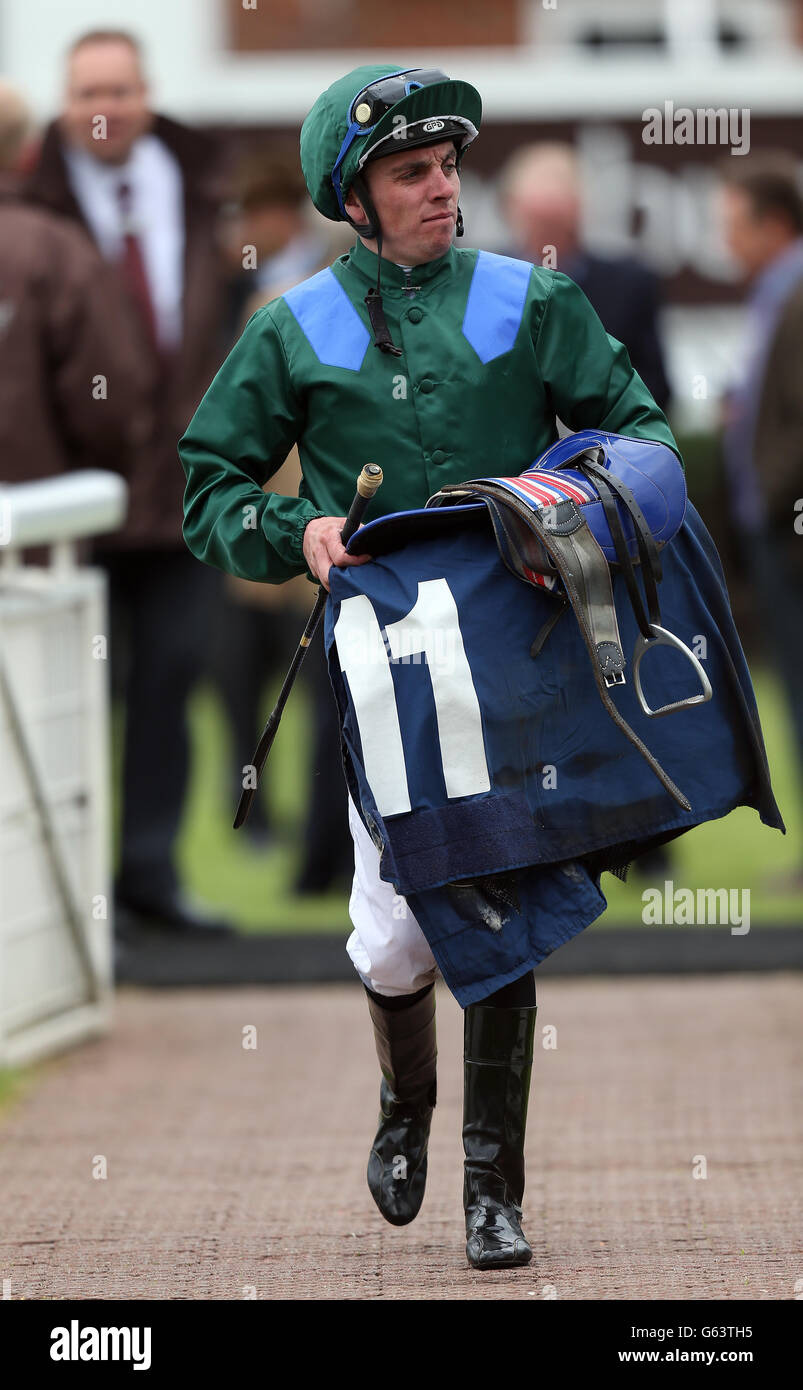 Les courses de chevaux - Portée & SIA Raceday Charité - Newbury Banque D'Images