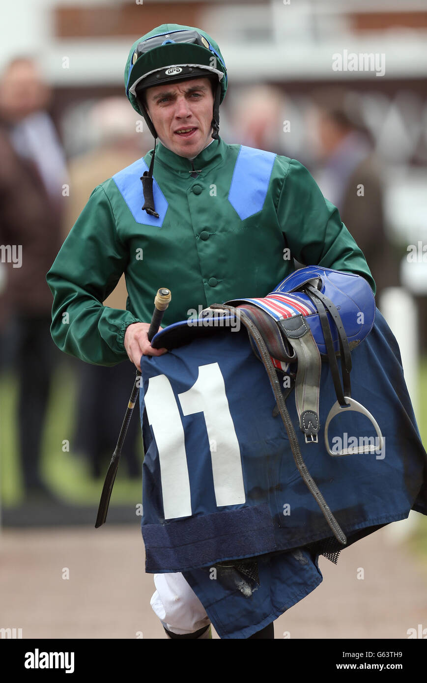 Les courses de chevaux - Portée & SIA Raceday Charité - Newbury Banque D'Images