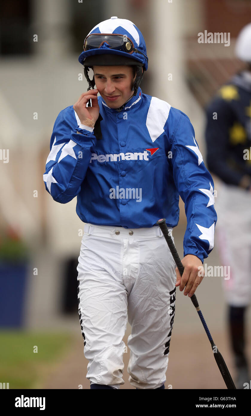 Les courses de chevaux - Portée & SIA Raceday Charité - Newbury Banque D'Images