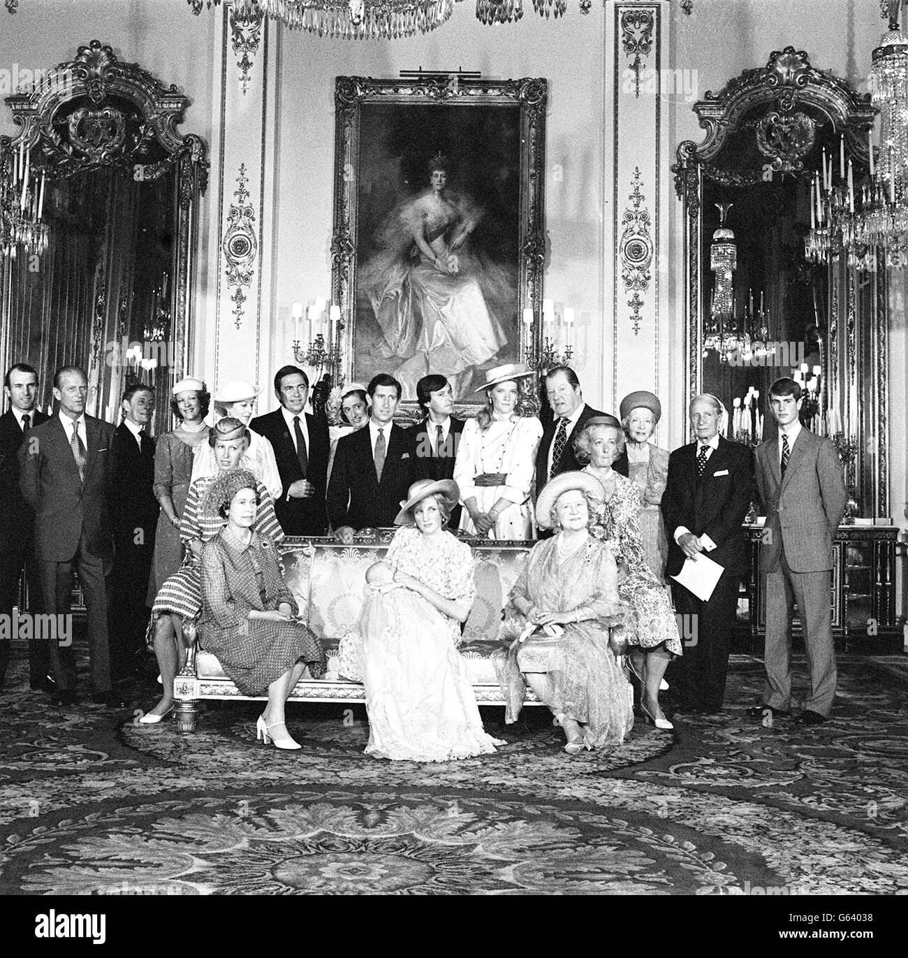 Image - Baptême du Prince William - Buckingham Palace Banque D'Images