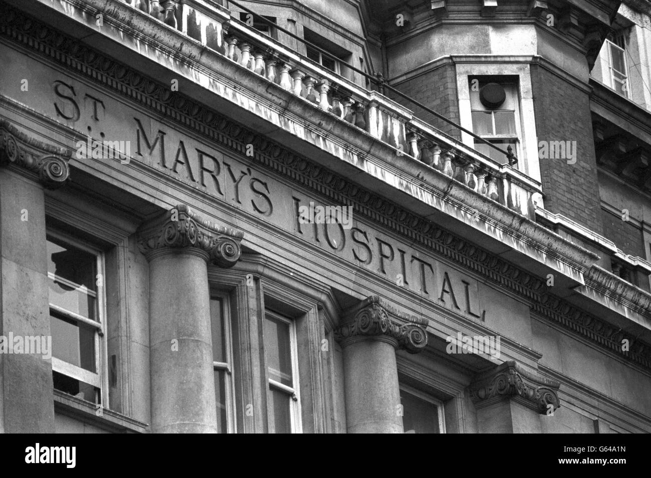 Santé - St Mary's Hospital - Londres.St Mary's Hospital à Paddington. Banque D'Images