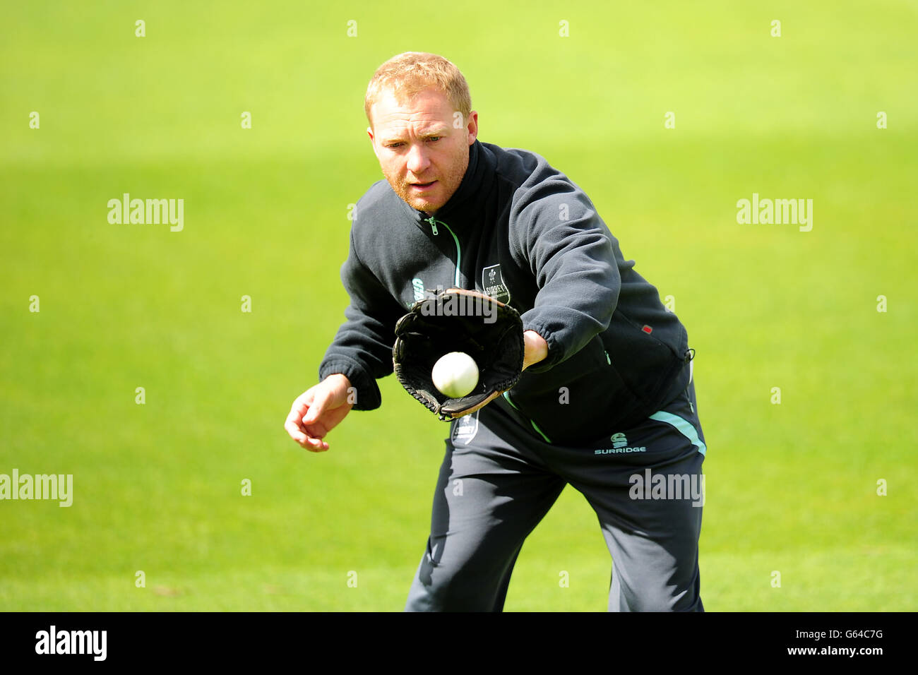 Cricket - Yorkshire Bank 40 - Surrey / Durham - Kia Oval. Gareth Batty, Surrey Banque D'Images