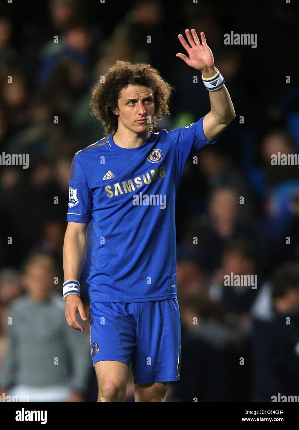 Soccer - Barclays Premier League - Chelsea / Tottenham Hotspur - Stamford Bridge.David Luiz, Chelsea Banque D'Images