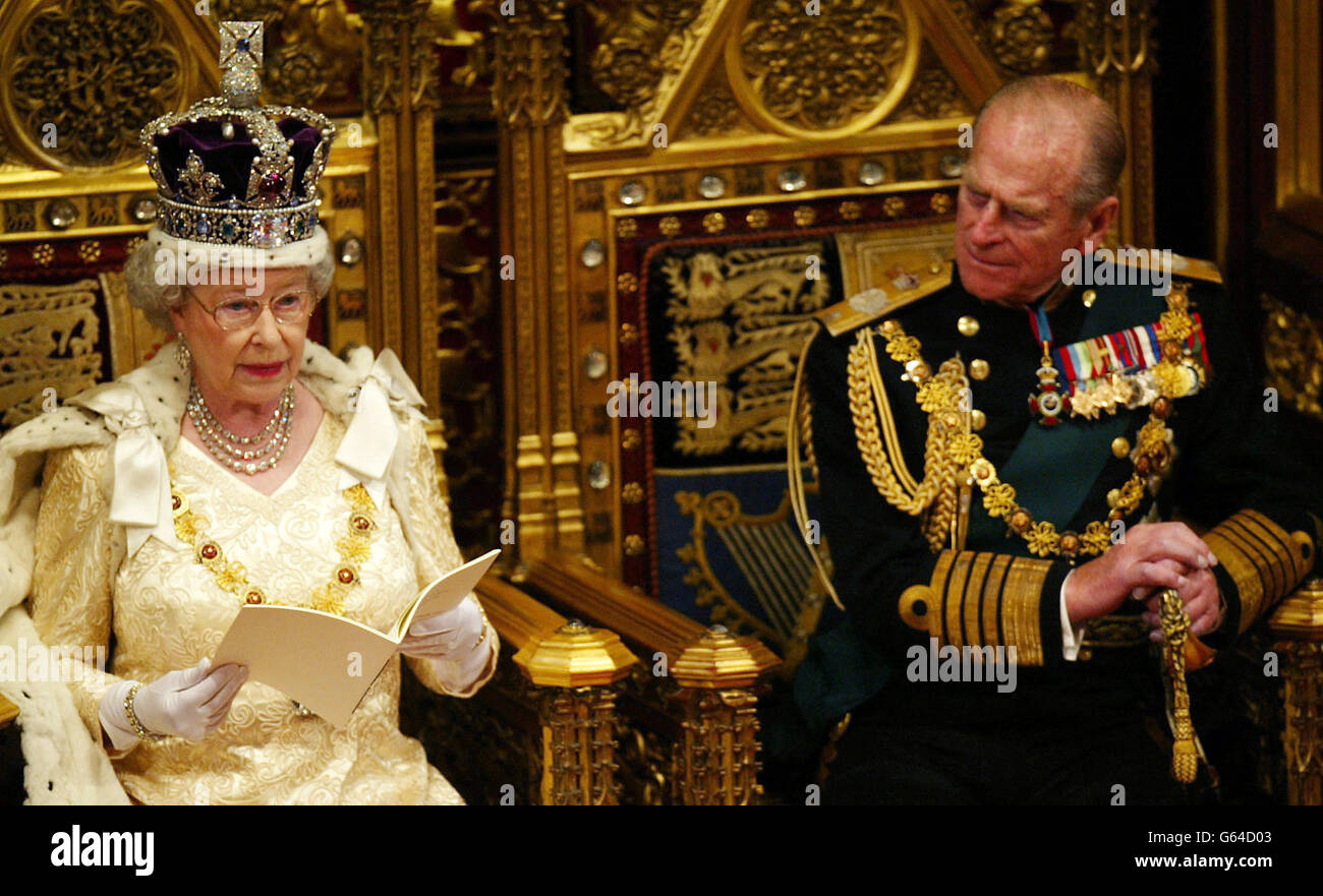 Discours de Queens Banque D'Images