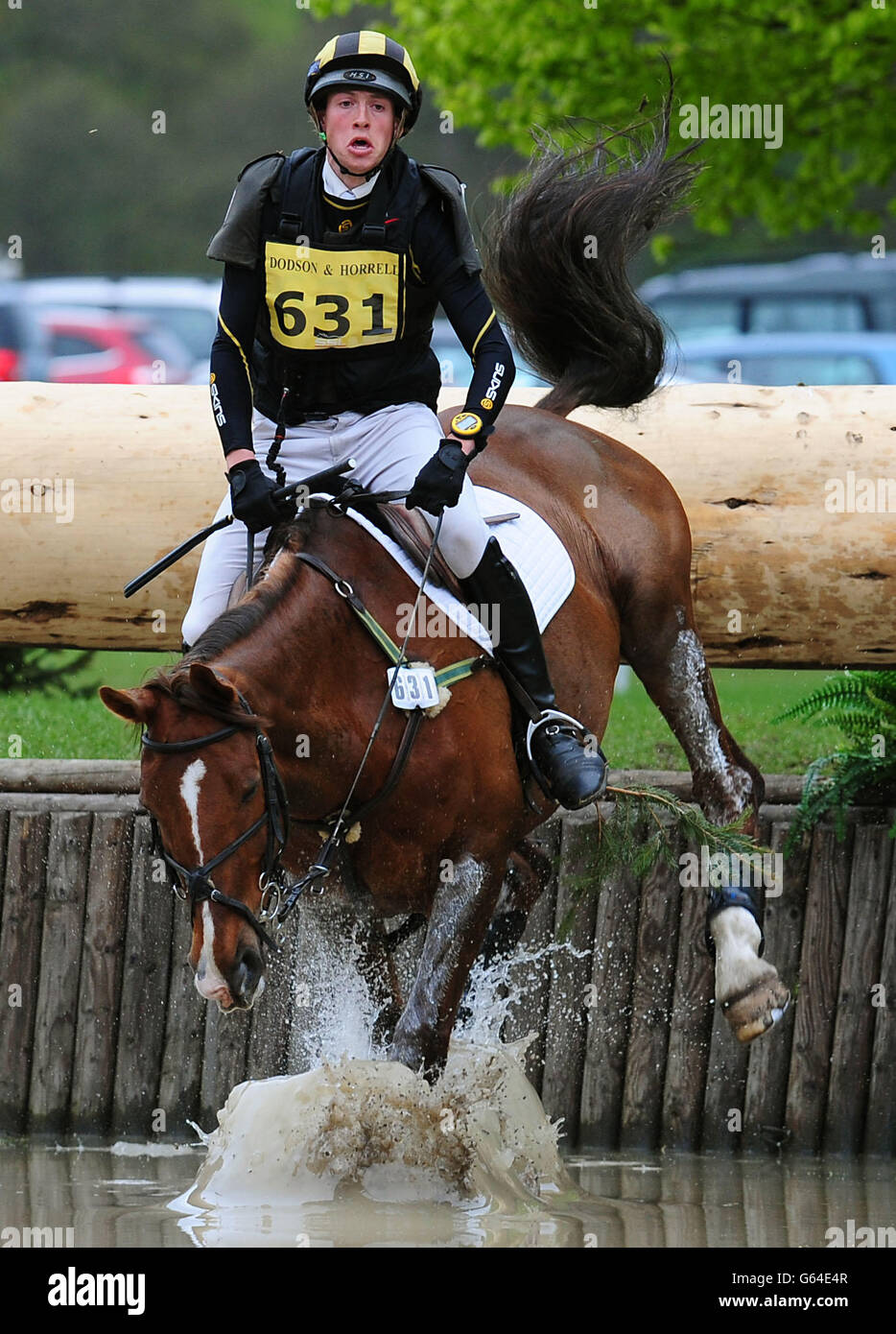 Sports équestres - 2013 Dodson &AMP ; Horrell Chatsworth International Horse Trials - Jour trois - Chatsworth House Banque D'Images