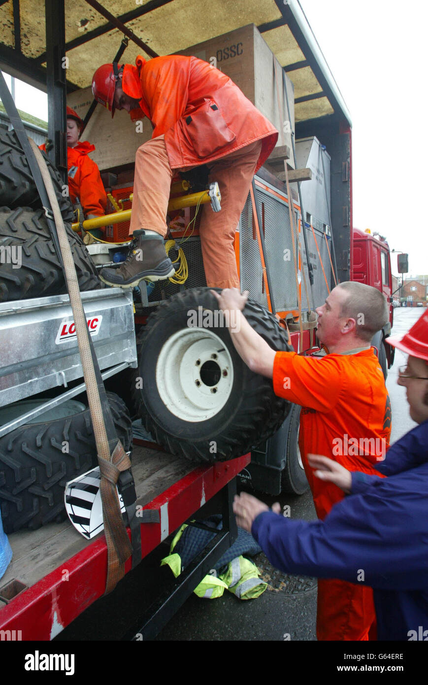 Oil Spill Response Banque D'Images