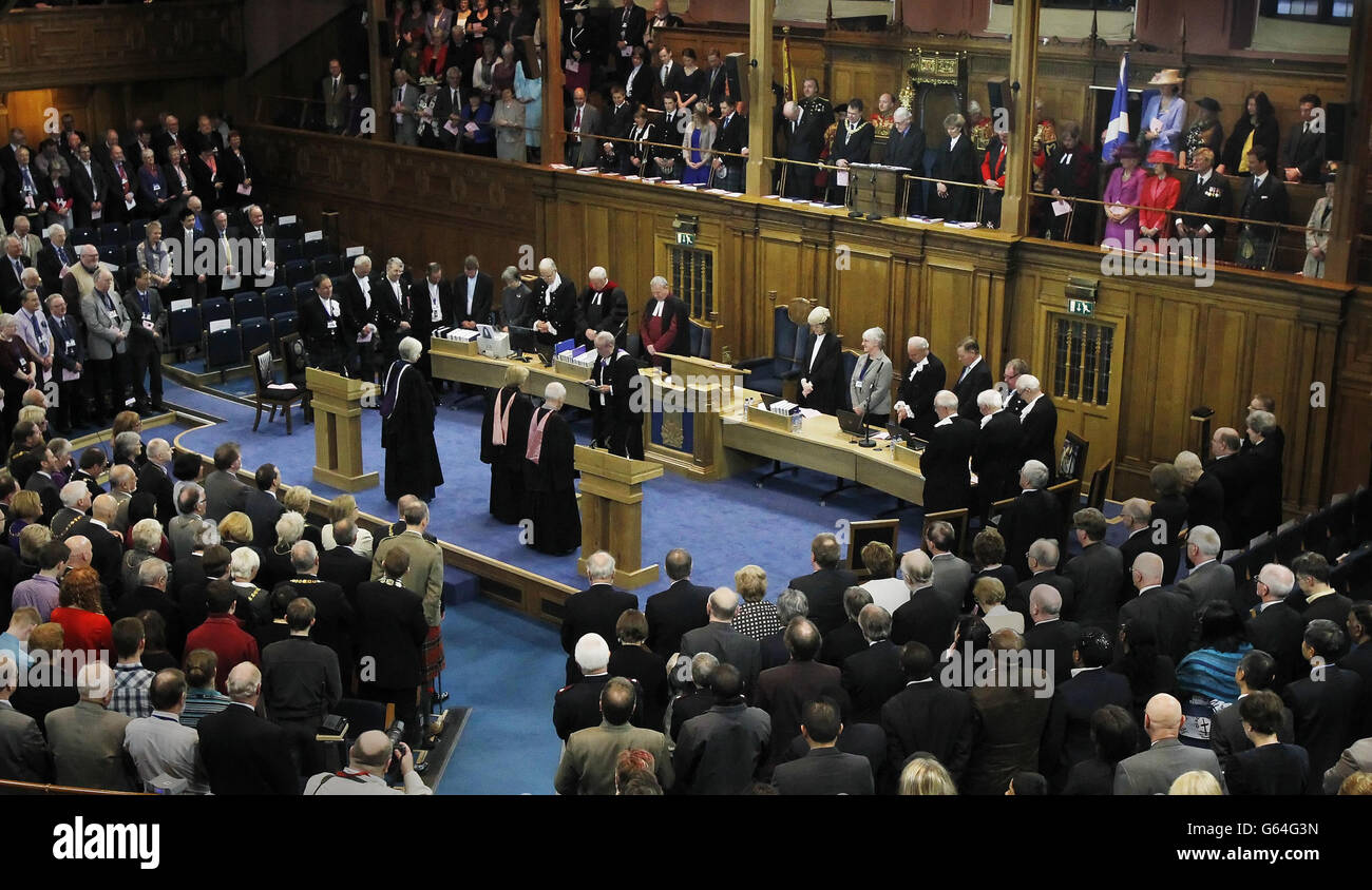 Nouveau président de l'Assemblée Générale Banque D'Images