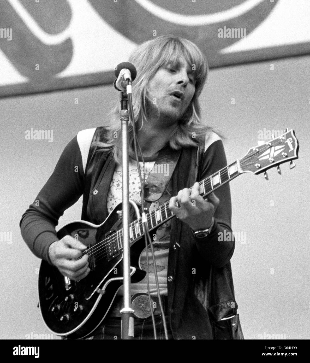 Joe Brown chante Banque D'Images