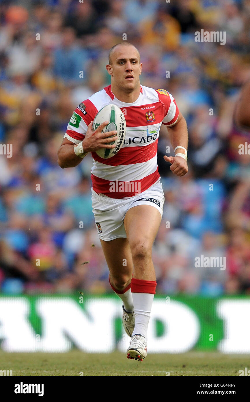 Rugby League - Super League Magic Weekend - deuxième jour - Leeds Rhinoss' v Wigan Warriorss' - Etihad Stadium. Lee Mossop, Wigan Warriors Banque D'Images