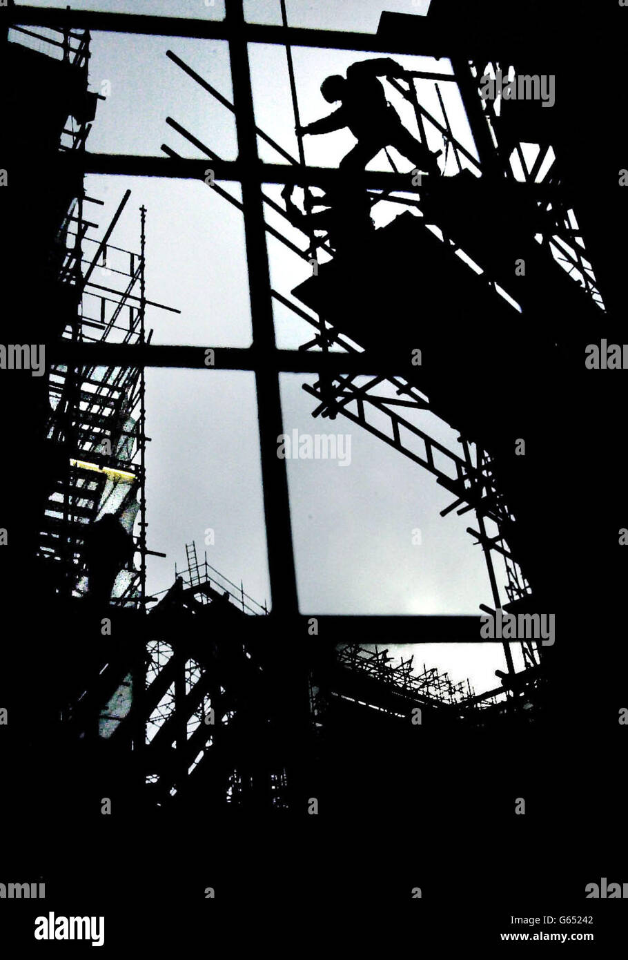 Le parlement écossais sconstruction Banque D'Images