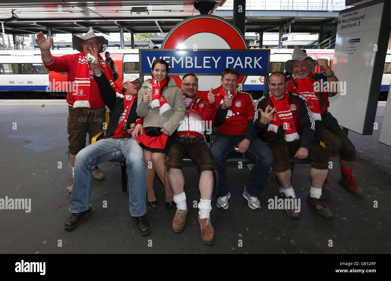 Football - Ligue des Champions - Final - v Borussia Dortmund Bayern Munich - Ventilateur Construire - Londres Banque D'Images