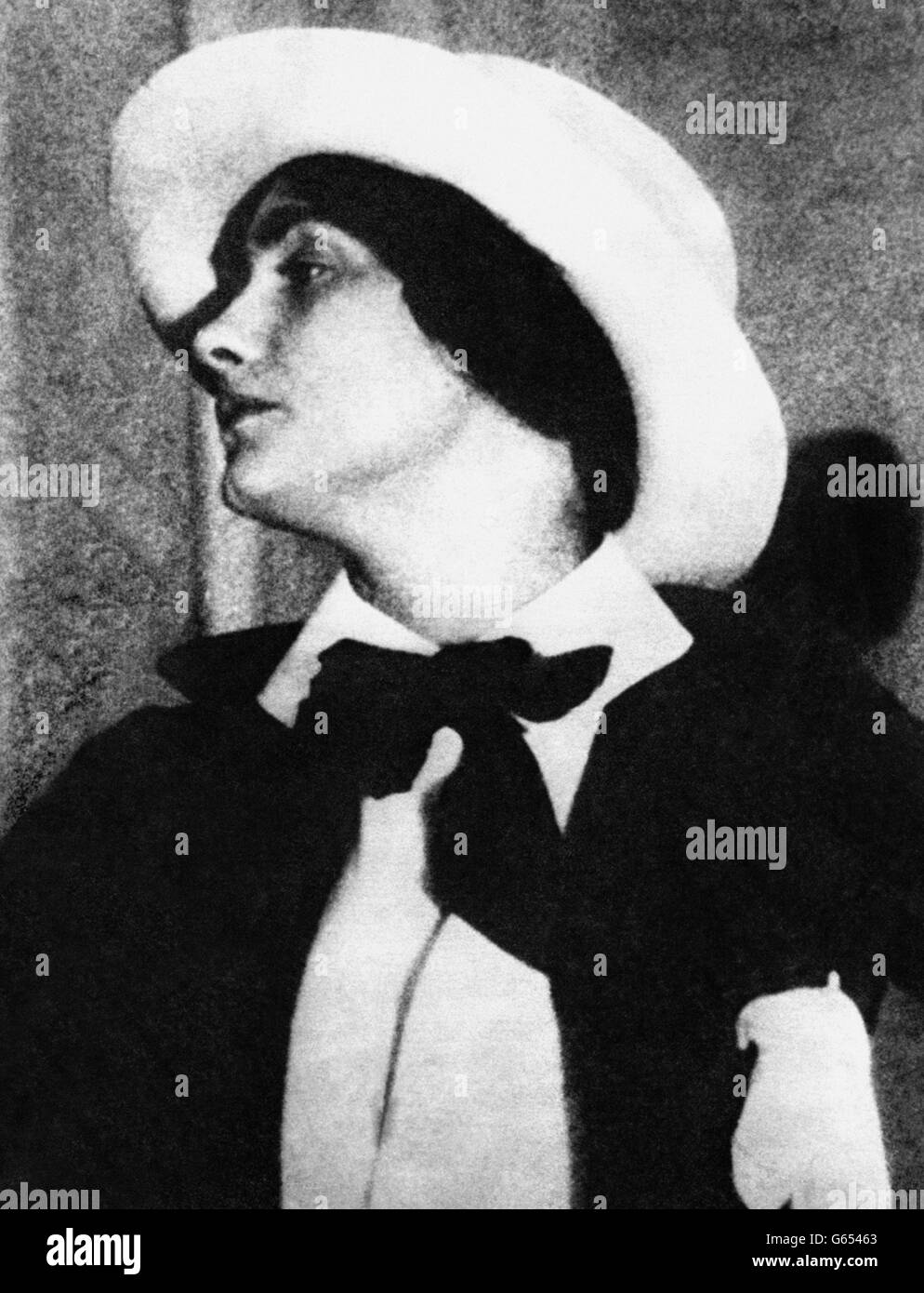 Grandes icônes de mode - Coco Chanel.Gabrielle Bonheur 'Coco' Chanel,  designer de mode français Photo Stock - Alamy