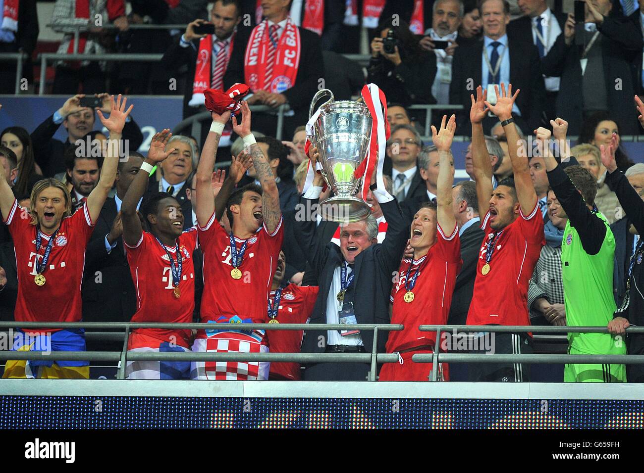 Football - Ligue des Champions - Final - v Borussia Dortmund Bayern Munich - Stade de Wembley Banque D'Images